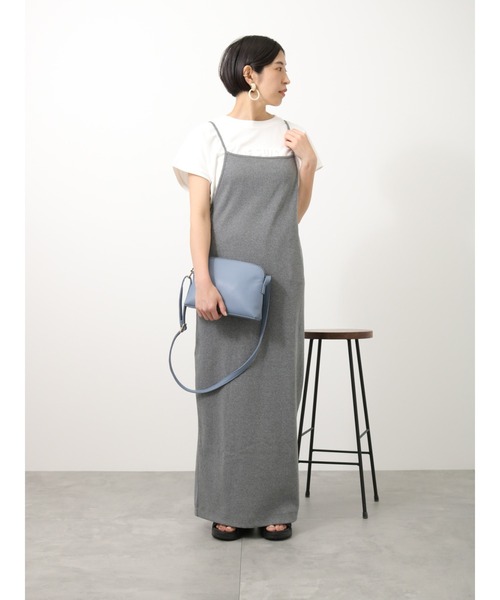 Lugnoncure(ルノンキュール)の「テレコキャミワンピース(ワンピース・レディース・ブラック/グレー/モカ・フリ-)」の15枚目の写真