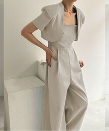 N.s | ショートジャケット+キャミサロペット セットアップ(セットアップ)