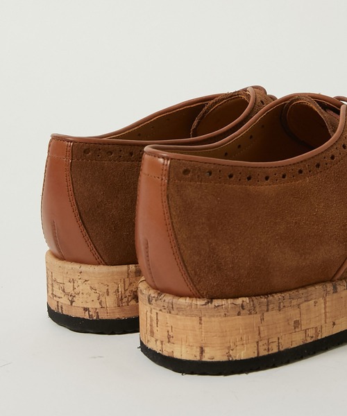 KATHARINE HAMNETT LONDON （キャサリンハムネットロンドン）の「KATHARINE HAMNETT LONDON/キャサリンハムネットロンドン コルクソール スエードシューズ（その他シューズ・メンズ・カーキ/ベージュ/ネイビー/ブラウン・26.5/25/25.5/27/26/24.5）」の10枚目の写真