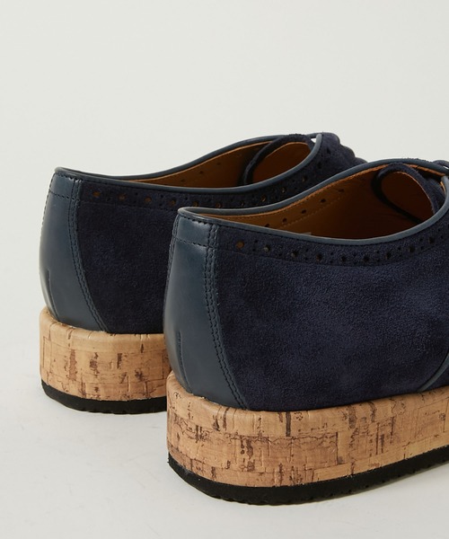 KATHARINE HAMNETT LONDON （キャサリンハムネットロンドン）の「KATHARINE HAMNETT LONDON/キャサリンハムネットロンドン コルクソール スエードシューズ（その他シューズ・メンズ・カーキ/ベージュ/ネイビー/ブラウン・26.5/25/25.5/27/26/24.5）」の20枚目の写真