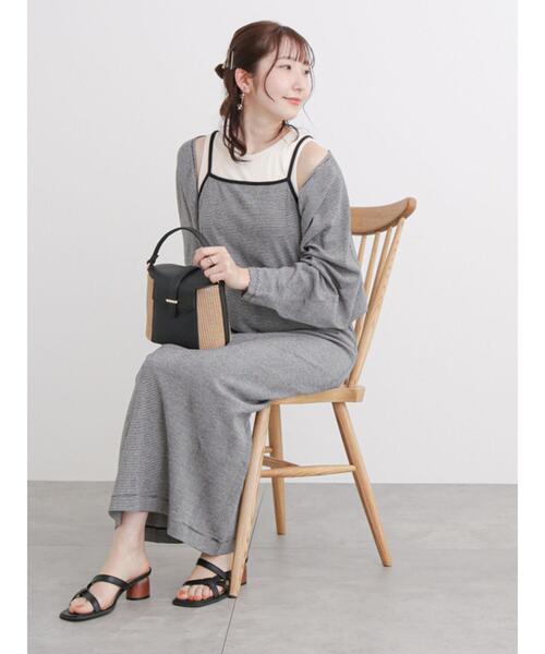 Te chichi TERRASSE（テチチテラス）の「結びリボンサンダル（サンダル・レディース・ブラック/モカ/オフホワイト・LARGE/MEDIUM）」の10枚目の写真