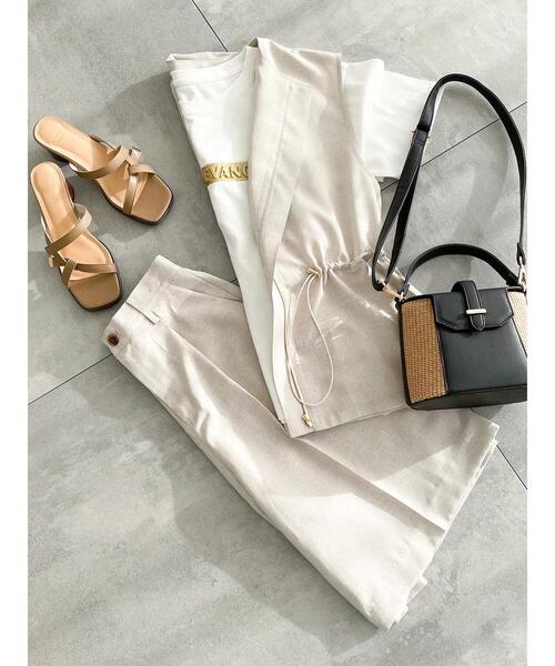 Te chichi TERRASSE（テチチテラス）の「結びリボンサンダル（サンダル・レディース・ブラック/モカ/オフホワイト・LARGE/MEDIUM）」の11枚目の写真