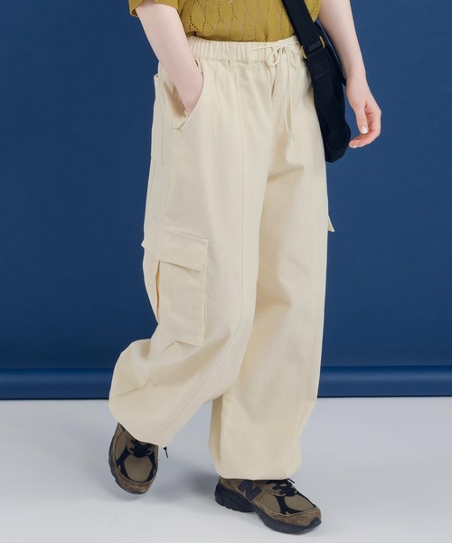 MUHET(ミュエータ)の「センターシームミリタリーパンツ(カーゴパンツ・レディース・カーキ/ブラック/アイボリー・SMALL/MEDIUM/X-LARGE)」の21枚目の写真