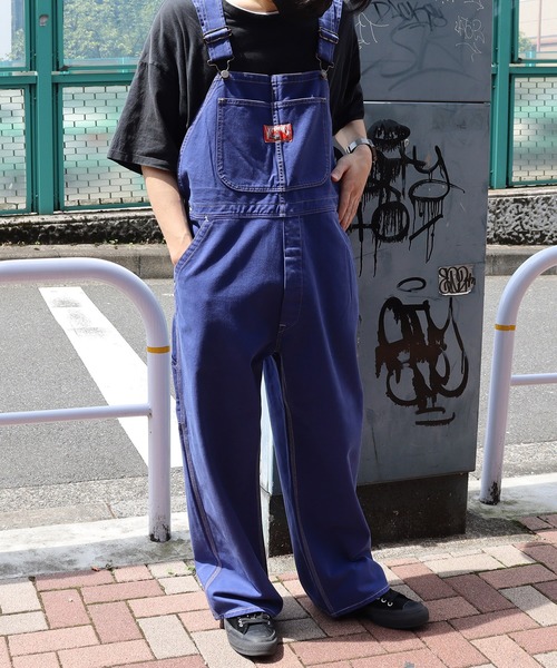 Wrangler（ラングラー）の「Wrangler /ラングラー 【WRAPID TRANSIT/ラピッドトランジット】オーバーオール/サロペット ルーズシルエットデニム/マルチカラー【ユニセックス】（サロペット/オーバーオール・メンズ・インディゴブルー/ストライプ/マスタード/ライトインディゴブルー/アイボリー/グリーン/ブルー/ブラック/ブラウン・X-SMALL/SMALL/X-LARGE/MEDIUM/LARGE）」の11枚目の写真