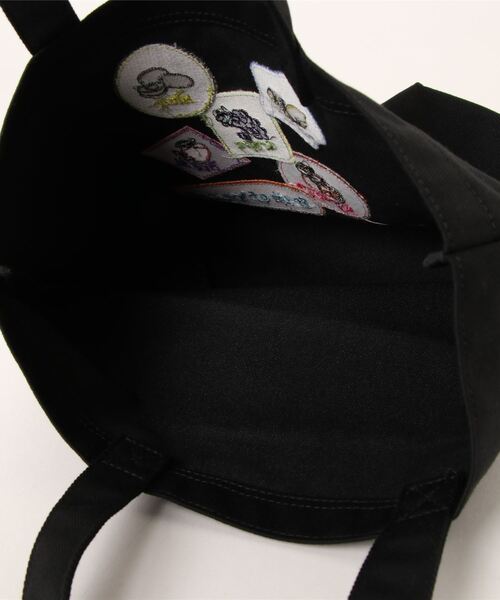 FRUIT OF THE LOOM(フルーツオブザルーム)の「FRUIT OF THE LOOM WAPPEN FRUITS MINI TOTE BAG(トートバッグ・メンズ・カーキ/ブラック/オフホワイト・FREE)」の6枚目の写真