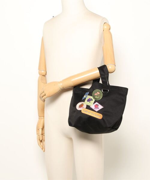 FRUIT OF THE LOOM(フルーツオブザルーム)の「FRUIT OF THE LOOM WAPPEN FRUITS MINI TOTE BAG(トートバッグ・メンズ・カーキ/ブラック/オフホワイト・FREE)」の7枚目の写真