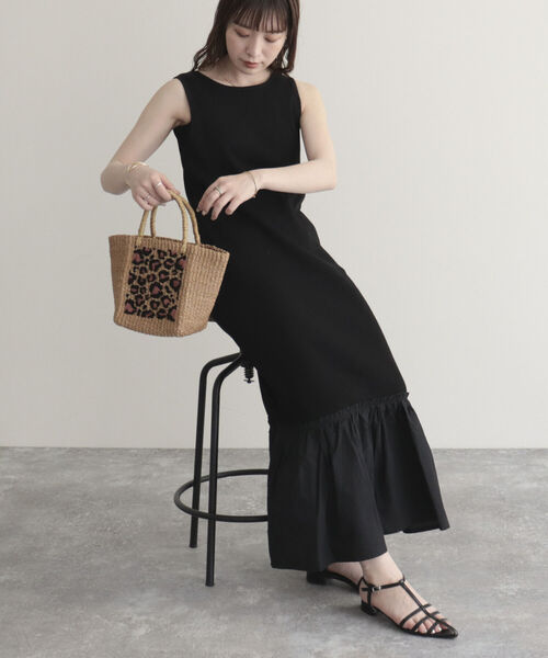 fredy emue（フレディエミュ）の「テレコマーメイドワンピース（ワンピース・レディース・アイボリー/ブラック/グレイッシュブルー・38）」の3枚目の写真