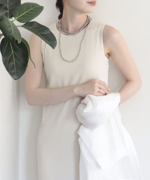 fredy emue（フレディエミュ）の「テレコマーメイドワンピース（ワンピース・レディース・アイボリー/ブラック/グレイッシュブルー・38）」の10枚目の写真