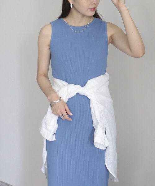 fredy emue（フレディエミュ）の「テレコマーメイドワンピース（ワンピース・レディース・アイボリー/ブラック/グレイッシュブルー・38）」の11枚目の写真