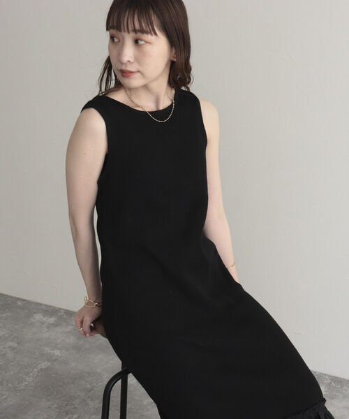 fredy emue（フレディエミュ）の「テレコマーメイドワンピース（ワンピース・レディース・アイボリー/ブラック/グレイッシュブルー・38）」の13枚目の写真