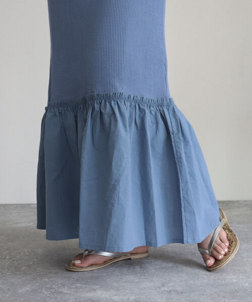 fredy emue（フレディエミュ）の「テレコマーメイドワンピース（ワンピース・レディース・アイボリー/ブラック/グレイッシュブルー・38）」の14枚目の写真