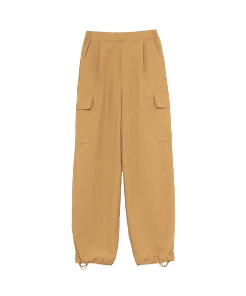 セール】はっ水裾ドロストナイロンカーゴパンツ【リサイクル