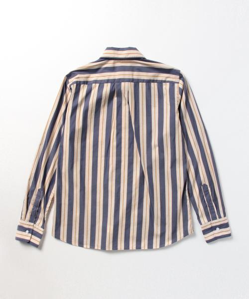 Demi-Luxe BEAMS（デミルクス ビームス）の「ORIAN / マルチストラライプ ストレッチミニシャツ（シャツ/ブラウス・レディース・ベージュ・40/38）」の6枚目の写真