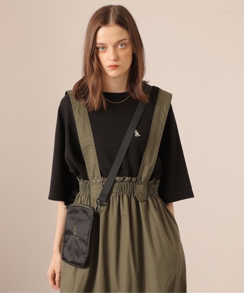 DOUBLE NAME（ダブルネーム）の「ナイロン恐竜刺しゅうサコッシュ/ユニセックス可（ショルダーバッグ・レディース・ネイビー/カーキ/ブラック・FREE）」の4枚目の写真