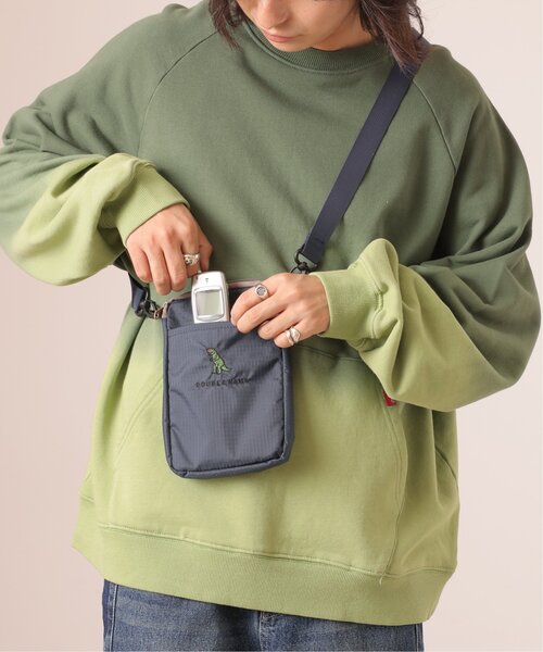 DOUBLE NAME（ダブルネーム）の「ナイロン恐竜刺しゅうサコッシュ/ユニセックス可（ショルダーバッグ・レディース・ネイビー/カーキ/ブラック・FREE）」の13枚目の写真