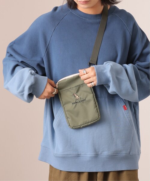 DOUBLE NAME（ダブルネーム）の「ナイロン恐竜刺しゅうサコッシュ/ユニセックス可（ショルダーバッグ・レディース・ネイビー/カーキ/ブラック・FREE）」の20枚目の写真