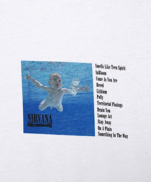 ＪＵＧＬＡＮＳ（ユグランス）の「【GOOD ROCK SPEED】NIRVANA ロングTシャツ/ニルヴァーナ（Tシャツ/カットソー・メンズ・ホワイト・M/XL/L）」の7枚目の写真
