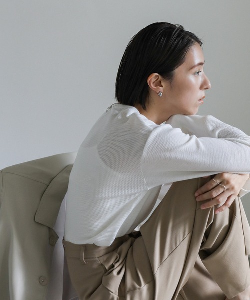 select MOCA(セレクトモカ)の「メタルカーブイヤリング(イヤリング・レディース・シルバー/ゴールド・FREE)」の9枚目の写真