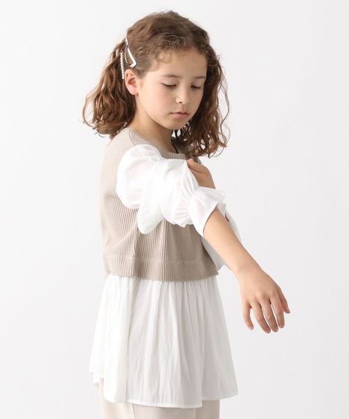 GLOBAL WORK（グローバルワーク）の「オシャラクドッキングプルオーバー長袖/キッズ/963015（その他トップス・キッズ・ブラック/ベージュ・100cm/110cm/120cm/130cm/140cm/150cm/160cm）」の18枚目の写真