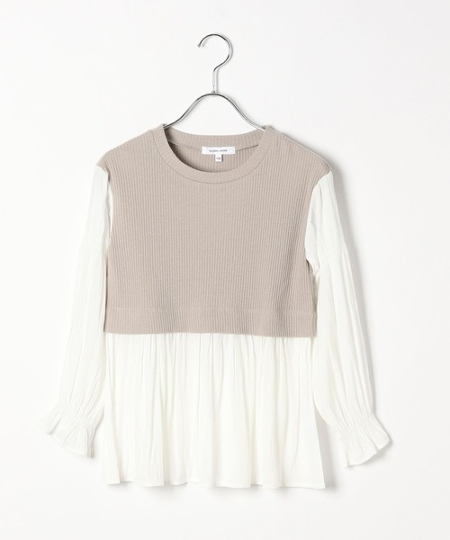 GLOBAL WORK（グローバルワーク）の「オシャラクドッキングプルオーバー長袖/キッズ/963015（その他トップス・キッズ・ブラック/ベージュ・100cm/110cm/120cm/130cm/140cm/150cm/160cm）」の21枚目の写真