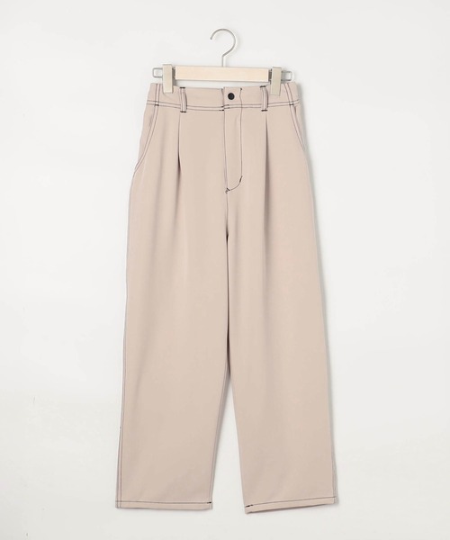 179/WG（イチナナキュウダブルジー）の「配色ステッチサルエルパンツ（その他パンツ・レディース・ピンク/ブラック/ブルー/オフホワイト・SMALL/MEDIUM）」の7枚目の写真