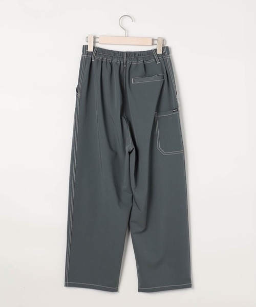 179/WG（イチナナキュウダブルジー）の「配色ステッチサルエルパンツ（その他パンツ・レディース・ピンク/ブラック/ブルー/オフホワイト・SMALL/MEDIUM）」の18枚目の写真