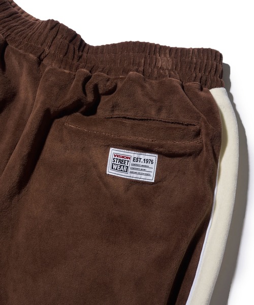 VISION STREET WEAR（ヴィジョンストリートウェア）の「【VISION STREET WEAR】セットアップ対応 ベロアトラックパンツ / カラージャージ（その他パンツ・レディース・ブルー/アイボリー/ブラック/ブラウン・MEDIUM/LARGE/X-LARGE）」の19枚目の写真