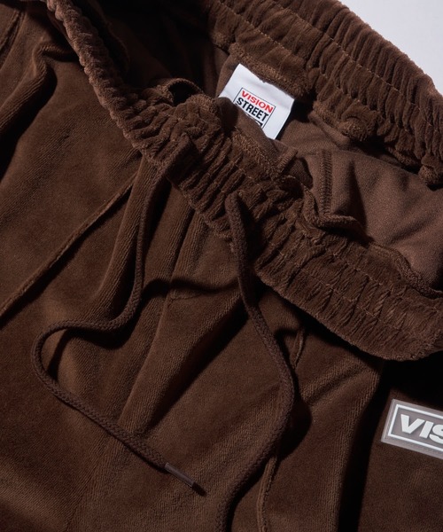 VISION STREET WEAR（ヴィジョンストリートウェア）の「【VISION STREET WEAR】セットアップ対応 ベロアトラックパンツ / カラージャージ（その他パンツ・レディース・ブルー/アイボリー/ブラック/ブラウン・MEDIUM/LARGE/X-LARGE）」の17枚目の写真