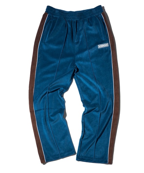 VISION STREET WEAR（ヴィジョンストリートウェア）の「【VISION STREET WEAR】セットアップ対応 ベロアトラックパンツ / カラージャージ（その他パンツ・レディース・ブルー/アイボリー/ブラック/ブラウン・MEDIUM/LARGE/X-LARGE）」の12枚目の写真