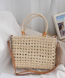 aimoha | シンプル 2WAYかごバッグ(かごバッグ)