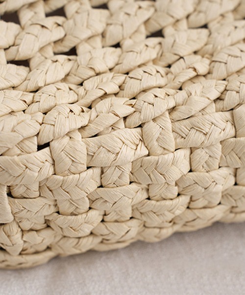 aimoha(アイモハ)の「シンプル 2WAYかごバッグ(かごバッグ・レディース・オフホワイト/ベージュ・FREE)」の20枚目の写真