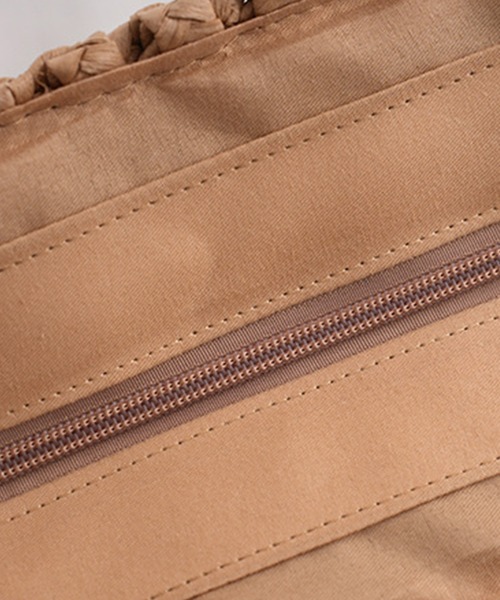 aimoha(アイモハ)の「シンプル 2WAYかごバッグ(かごバッグ・レディース・オフホワイト/ベージュ・FREE)」の15枚目の写真