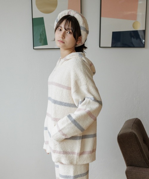 GLOBAL WORK（グローバルワーク）の「ルームウェア／ZIPパーカー/966350（パーカー・キッズ・ホワイト系その他/ベージュ・SMALL/MEDIUM）」の10枚目の写真