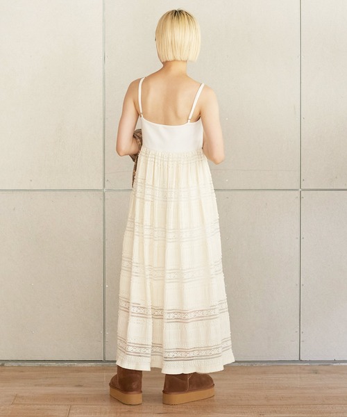 w closet（ダブルクローゼット）の「レースキャミワンピース