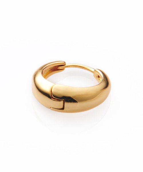 CENE（セネ）の「【CENE】セネ/ドロップフープピアス（ピアス（両耳用）・レディース・シルバー/ゴールド/ピンクゴールド・FREE）」の8枚目の写真