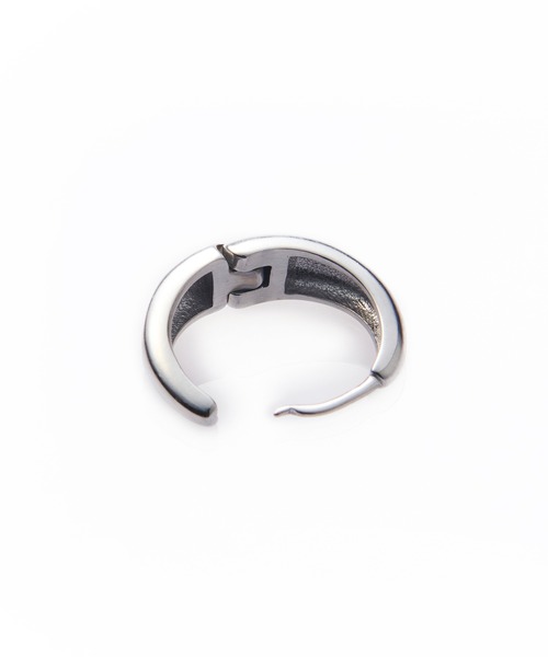 CENE（セネ）の「【CENE】セネ/ドロップフープピアス（ピアス（両耳用）・レディース・シルバー/ゴールド/ピンクゴールド・FREE）」の6枚目の写真