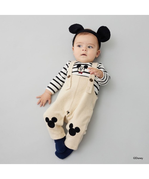 petit main（プティマイン）の「【Disney】サスペンダー付きパンツ（その他パンツ・キッズ・アイボリー/ベージュ・80ｃｍ/70cm）」の13枚目の写真