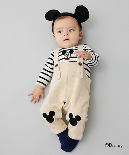 petit main（プティマイン）の「【Disney】サスペンダー付きパンツ（その他パンツ・キッズ・アイボリー/ベージュ・80ｃｍ/70cm）」の15枚目の写真
