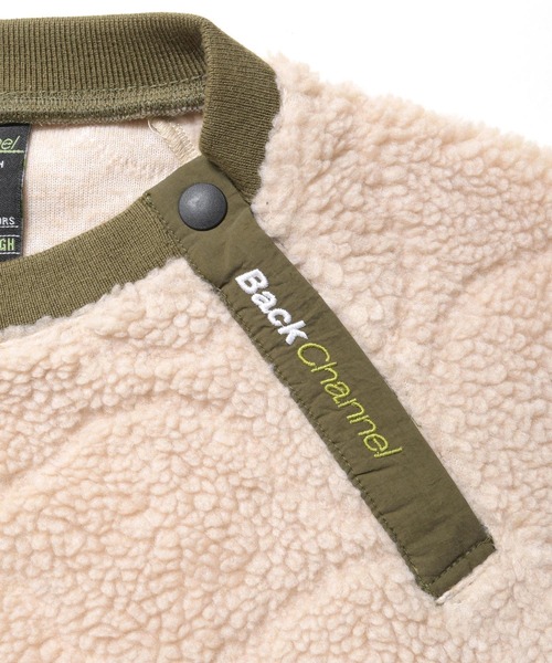 Back Channel（バックチャンネル）の「BOA FLEECE CREWNECK（ニット/セーター・メンズ・ベージュ/グレー・X-LARGE/MEDIUM/LARGE）」の5枚目の写真