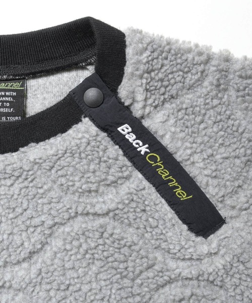 Back Channel（バックチャンネル）の「BOA FLEECE CREWNECK（ニット/セーター・メンズ・ベージュ/グレー・X-LARGE/MEDIUM/LARGE）」の3枚目の写真