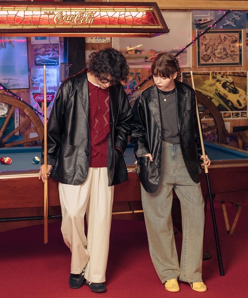 MUHET(ミュエータ)の「アソートテーラードジャケット(テーラードジャケット・レディース・ブラック/インディゴブルー/キャメル・MEDIUM/X-LARGE)」の9枚目の写真