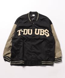 【OKUOKU 0909】袖切替 オーバーシルエット スタジャン oku-outer-709237770255-44 MC U1