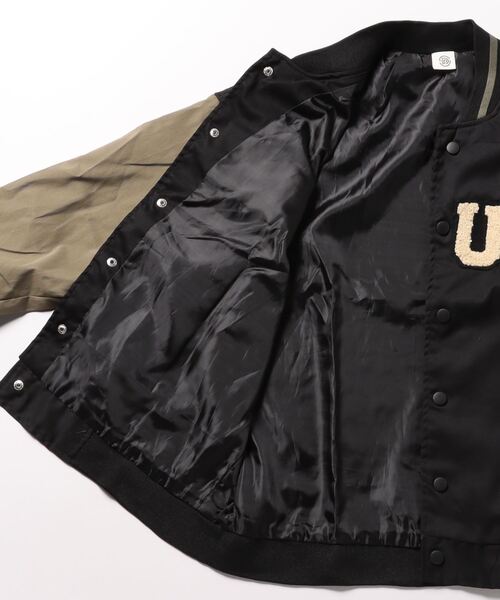 Burner(バーナー)の「【OKUOKU 0909】袖切替 オーバーシルエット スタジャン oku-outer-709237770255-44 MC U1(スタジャン・メンズ・グリーン系その他/ブラック系その他・XL/M/L)」の4枚目の写真