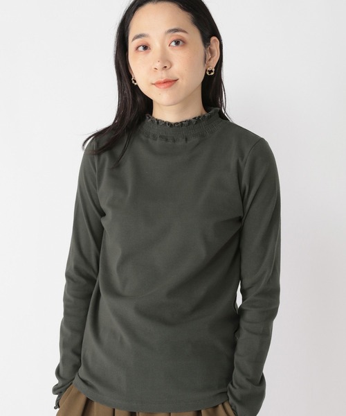 studio CLIP(スタディオクリップ)の「アソートシャーリングネックプルオーバー(Tシャツ/カットソー・レディース・その他3/その他1/その他2/スモーク/ライトグレー/その他7/オフホワイト/その他4・XX-LARGE/LARGE/X-LARGE/MEDIUM/XXX-LARGE)」の3枚目の写真