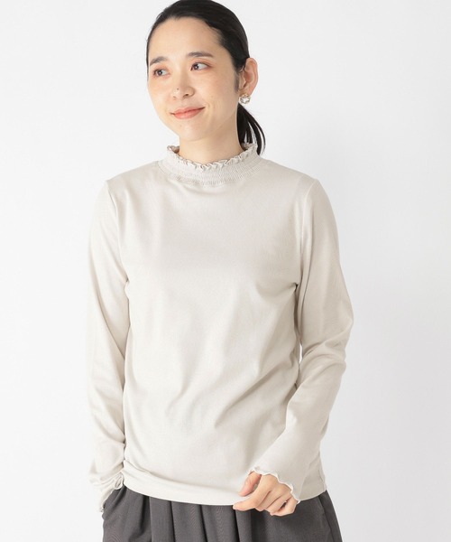 studio CLIP(スタディオクリップ)の「アソートシャーリングネックプルオーバー(Tシャツ/カットソー・レディース・その他3/その他1/その他2/スモーク/ライトグレー/その他7/オフホワイト/その他4・XX-LARGE/LARGE/X-LARGE/MEDIUM/XXX-LARGE)」の15枚目の写真