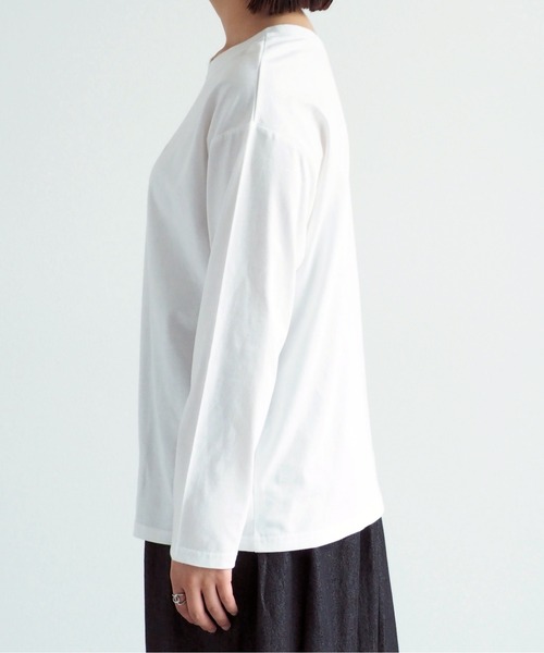 cepo（セポ）の「無地×刺繍ロゴロンＴｅｅ　２ＷＡＹ（Tシャツ/カットソー・レディース・オフホワイト/ホワイト系2/ホワイト系1・M）」の19枚目の写真