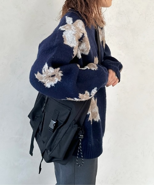 CPCM（シーピーシーエム）の「アソート総柄ニットプルオーバー（ニット/セーター・メンズ・アイボリー/ネイビー/ブラック/ベージュ・MEDIUM/LARGE）」の7枚目の写真