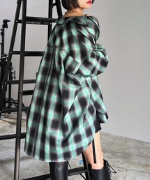 PAGEBOY | オンブレチェックルーズシャツ2(シャツ/ブラウス)