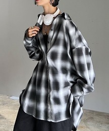 PAGEBOY | オンブレチェックルーズシャツ2(シャツ/ブラウス)
