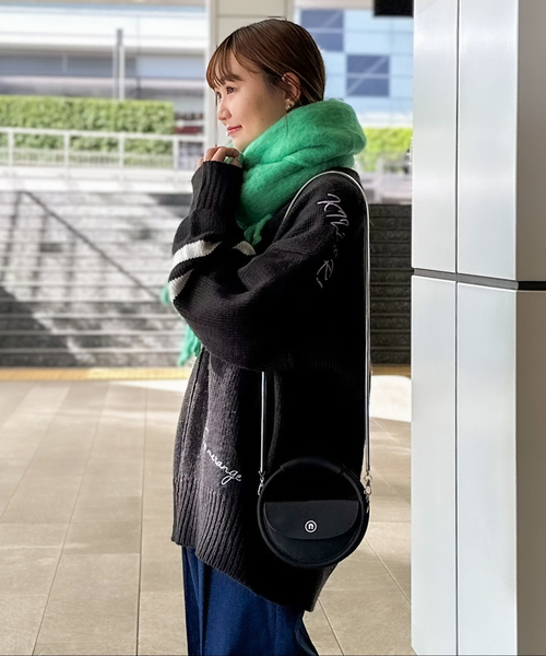 COMMRE（コムル）の「【COMMRE / コムル】レタード刺繍 カーディガン（カーディガン/ボレロ・レディース・チャコールグレー/アイボリー・FREE）」の11枚目の写真